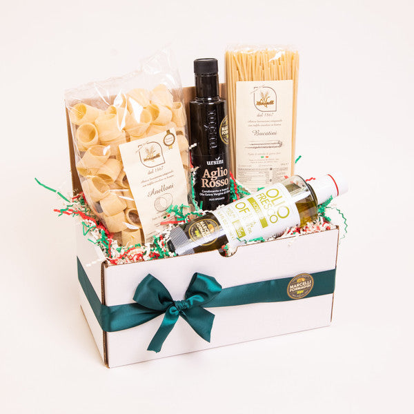 NEW! The Specialty Pasta and Olive Oil 4pc Gift Set | Marcelli