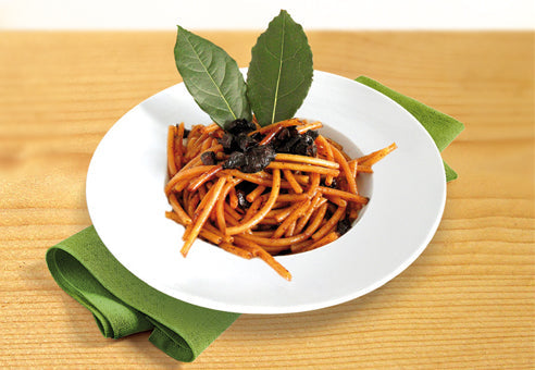 Bucatini with Mostocoto and Laurel
