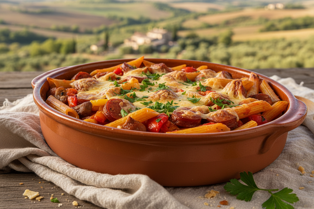 Gluten-free Penne Pasta alla Contadina