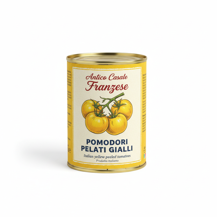 Pomodori Pelati Gialli Packaging